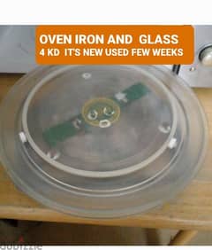 4kd USED few times its very condition oven plate and iron