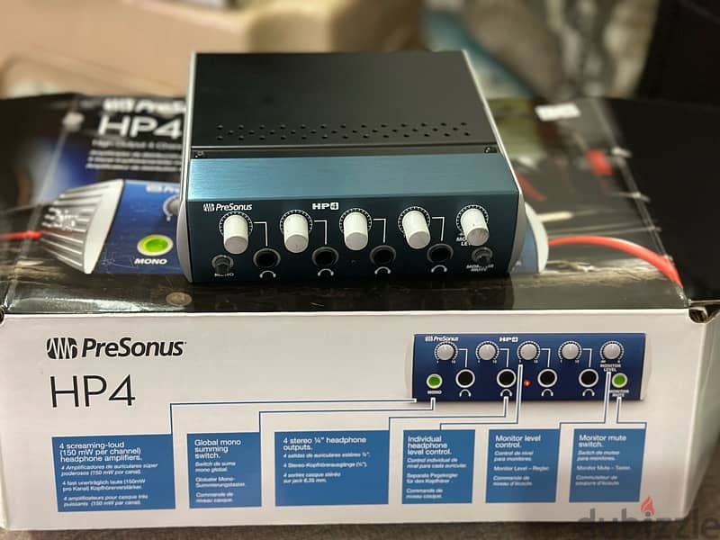 PreSonus HP4 4-Channel Headphone Amplifiers 1