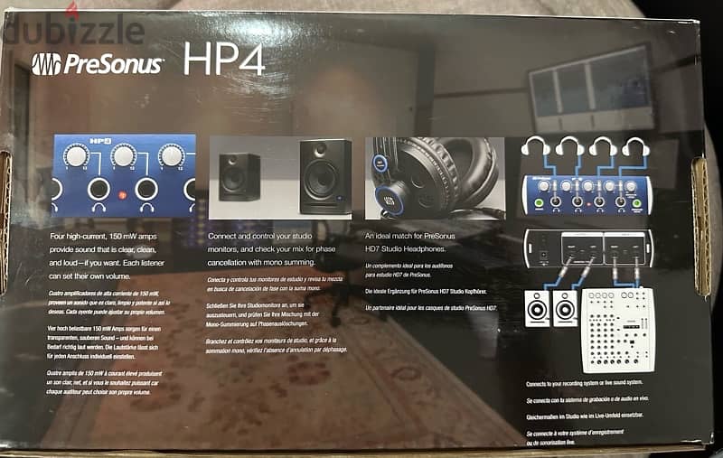 PreSonus HP4 4-Channel Headphone Amplifiers 3
