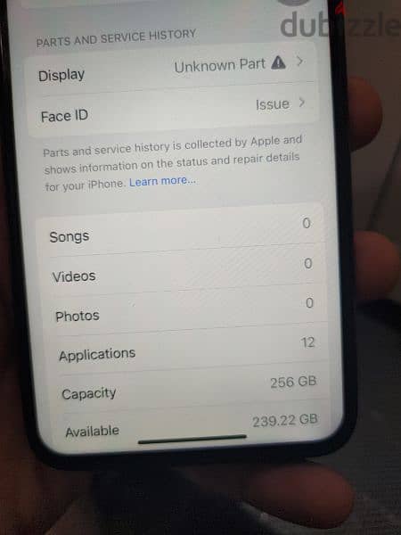 Iphone 11 pro max 256 gb battery 82 persent
Display change 9