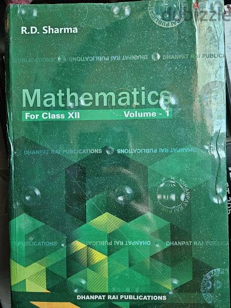 Rd Sharma  class 12, 2 volume 1