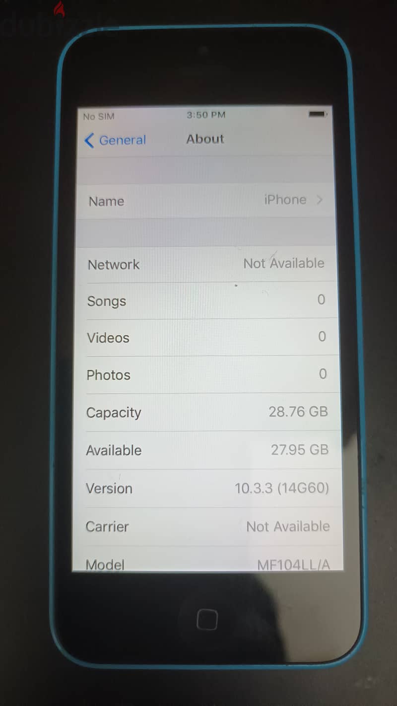 iPhone 5C Blue 32GB (Excellent Condition) 5