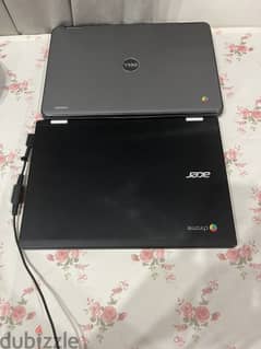 Acer and dell Chromebook laptop 0