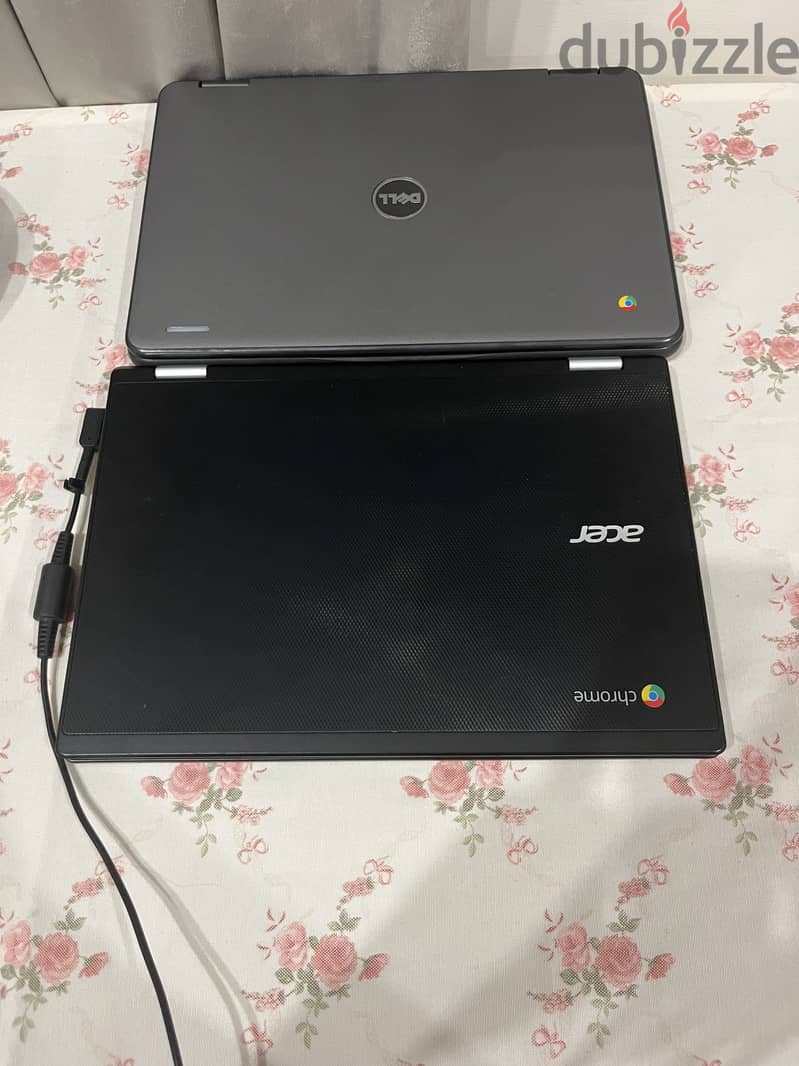 Acer and dell Chromebook laptop 2