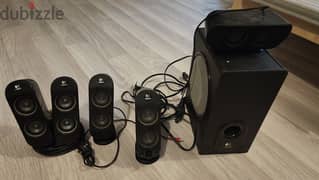 Logitech music system with5 speaker