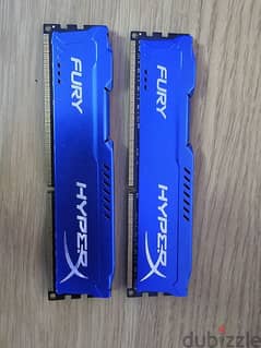HyperX Fury 8GB DDR3 RAM 0