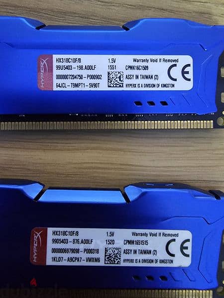 HyperX Fury 8GB DDR3 RAM 1