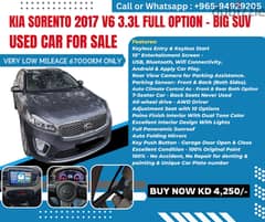 KIA Sorento Full Option Car (Brand New Condition) Low Mileage - 67,000