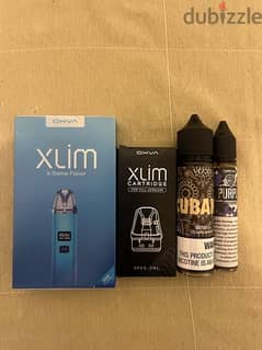 OXVA Xlim Vape with New pods and Liquids 0