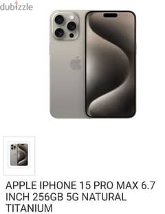 Sealed Pack iPhone 15 Pro Max for sale