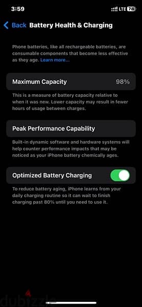 iphone 11 pro 256 gb battery health 98% 7