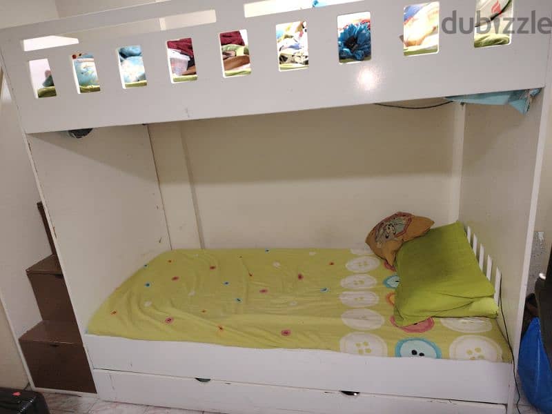 bunk bed with storage compartments 2