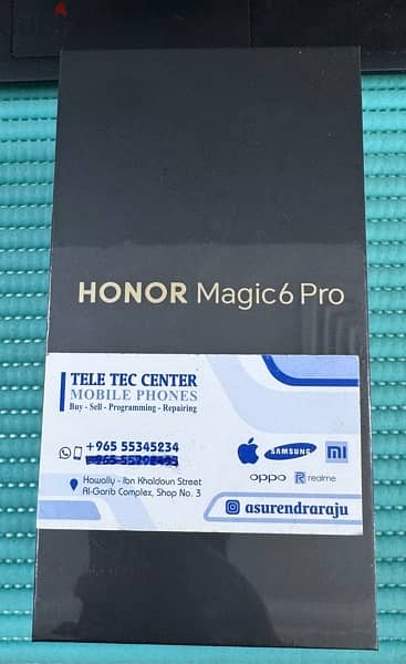 Honor Magic 6 Pro 5G 512 GB +12GB RAM New Sealed with Honor Watch 4 ! 4