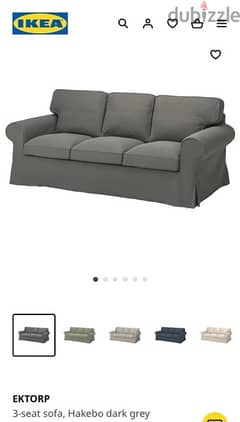 3 & 2 Seater Ikea EKTORP Sofa