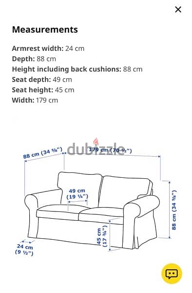 3 & 2 Seater Ikea EKTORP Sofa 3