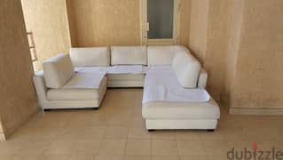 selling 7 seater sofa from abyat 0