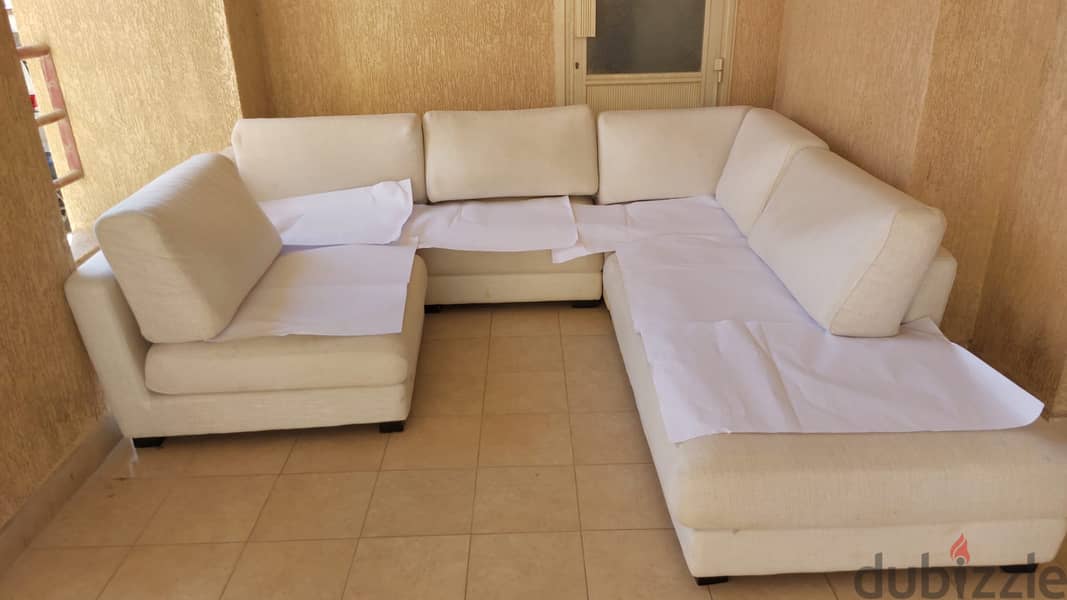 selling 7 seater sofa from abyat 1