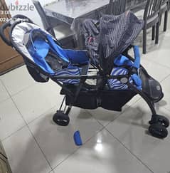 double seater stroller