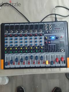 8 channel pawerd mixer . blutooth . u. s. b. 16 vocal effect .