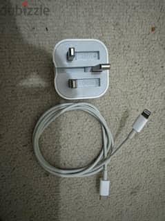 Apple 20 w adapter with cable little used same like new
