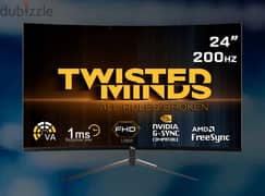 TM 23.8. FHD 200HZ, curved, VA, 1MS, HDMI 2.0 Gaming Monitor 0