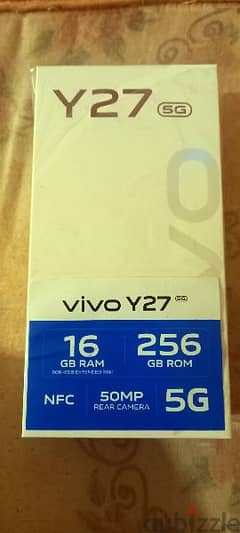 vivo y27.5g phone  16gb ram 256 memory new phone 0