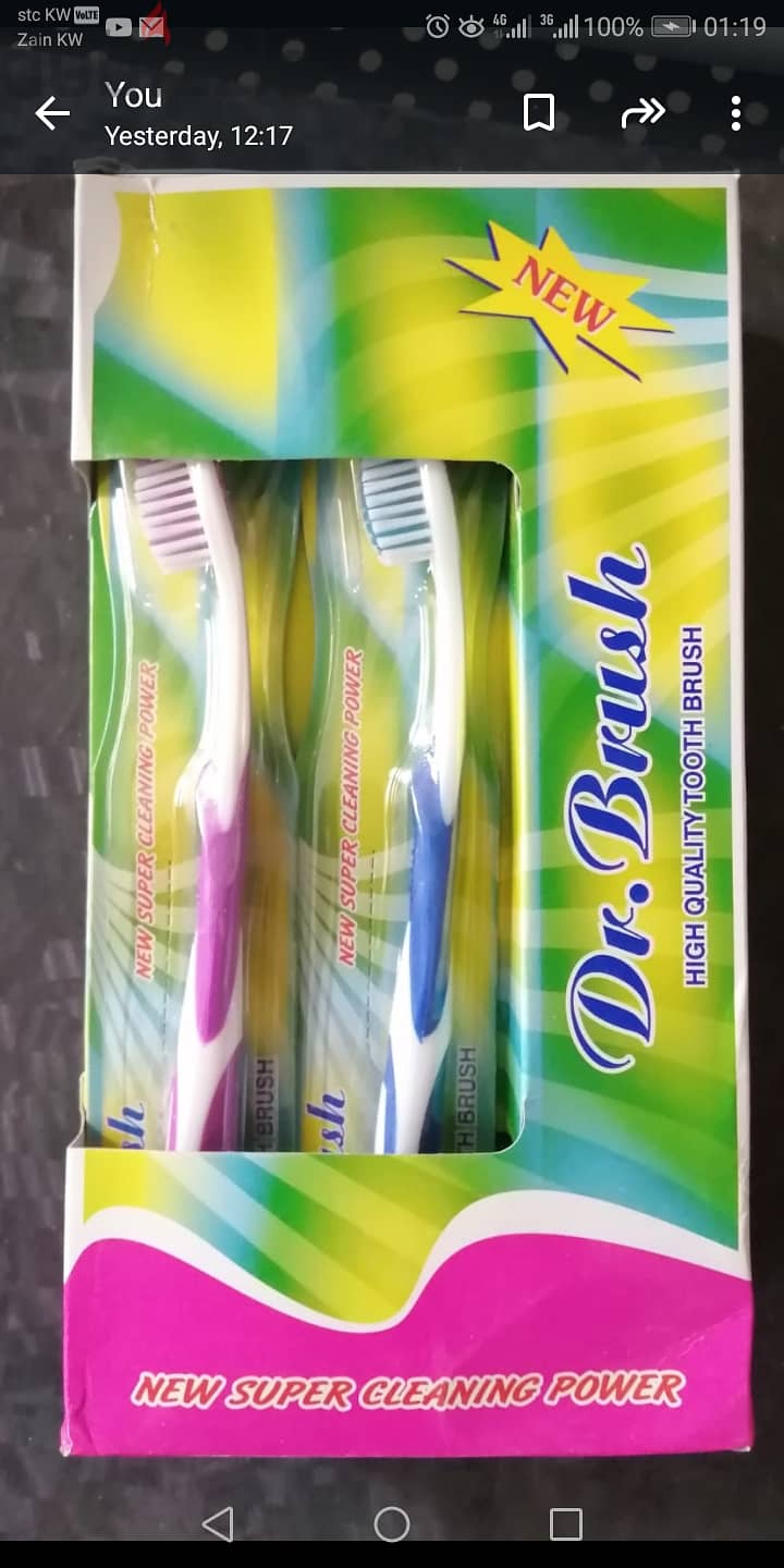 Hurry New dental brushes for sale very low price 0.150 fils 1