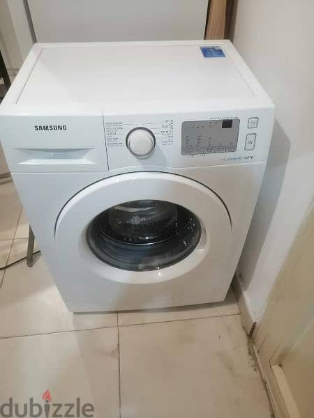 Samsung smart tv, fridge, washing machine, microwave, cooking range. 3