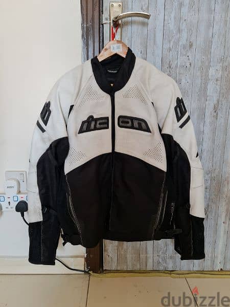 icon motorcycle jacket size M 0