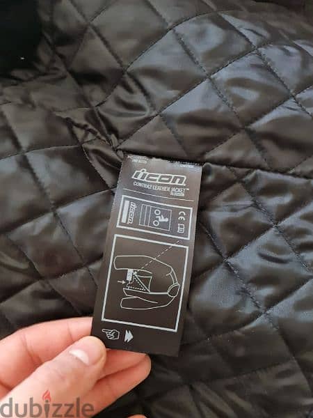 icon motorcycle jacket size M 3