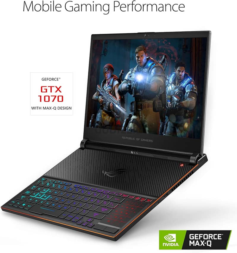 ASUS ZEPHYRUS Gaming Laptop 512 ssd/16gb ram Nvidia 1070 8 GB SAME NEW 3