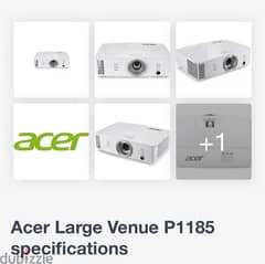 acre p1185 projector