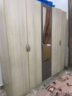 Bedroom Furniture (Cupboard+Double Bed+2 side tables)