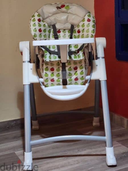 Rarely used Baby high chair for sale in mahboula 1
