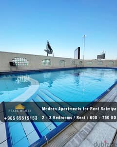 Modern Apartments for Rent in Salmiya  Seaview