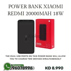 MI Power Bank 20000mah 0