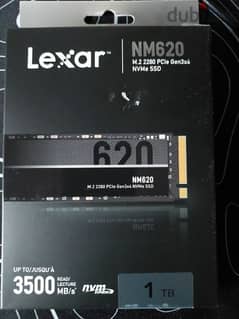 LEXAR 1 TB M. 2 NVME PCIE3x4 SSD (brand new) + 6 months guarantee