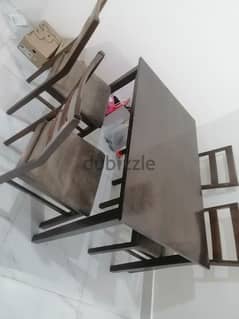 Dyning Table and chairs, kitchen table, kitchenwall Copbord, shoe rack