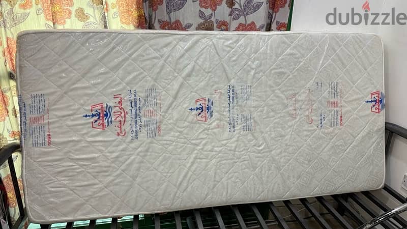 Best and Strong cot and Al-Baghli Single Mattress for Sale 2