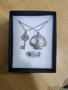 3pcs Women's Jewelry With Two Necklaces & Ring 0