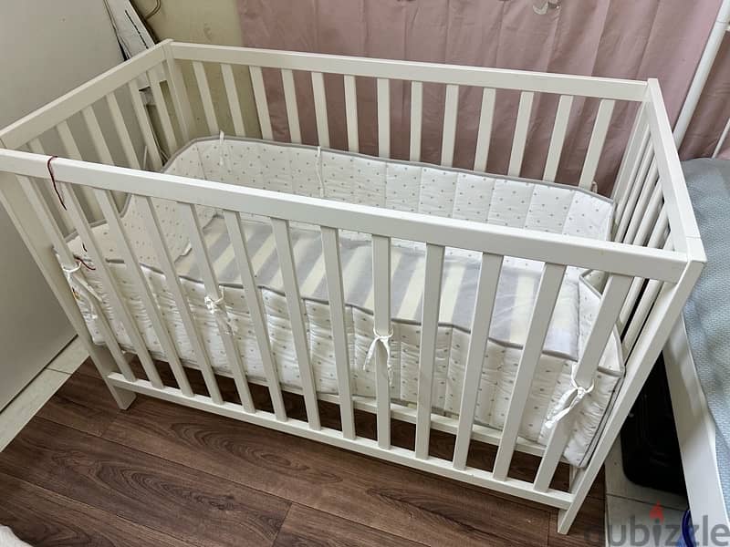 Baby Cot In best condition ikea 1