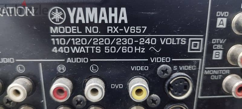 Yamaha rxv 657 for sale 5