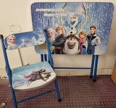 Frozen Brand Kids study table and chair for sale 0