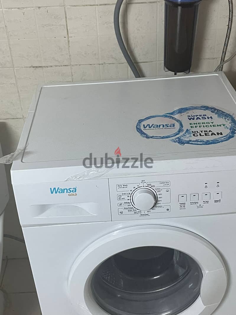 Wansa Gold Front Load washing machine 7 kg with stand 2