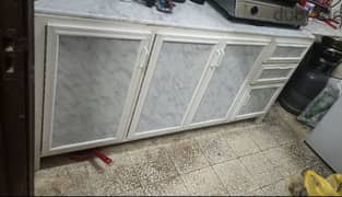 kitchen cupboard aluminum 3 doors for sale