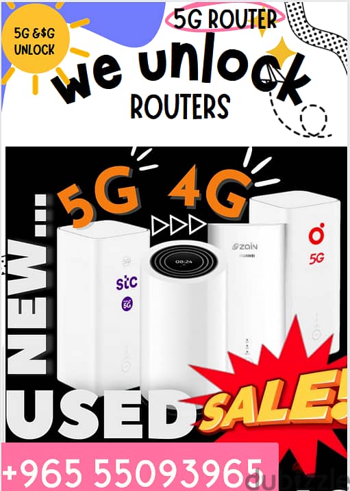 HUAWEI 5G ROUTER FOR SALE UNLOCKED NEW 75 KD 0