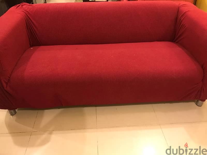 3 seater ikea sofa for sale 18 kd negotiable 1