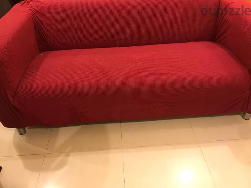 3 seater ikea sofa for sale 18 kd negotiable 2