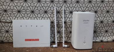 huwei 5g router for zain and FREE ooreedoo router with antenna