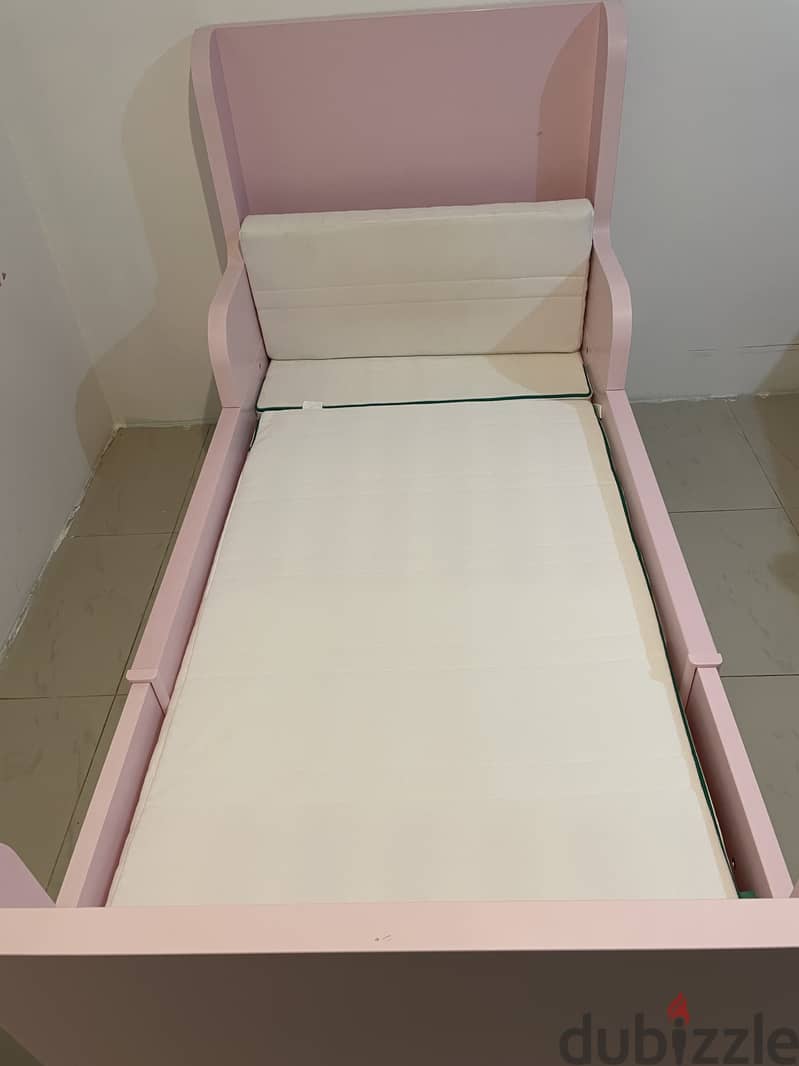 Children extendtable bed with cot ikea products 1